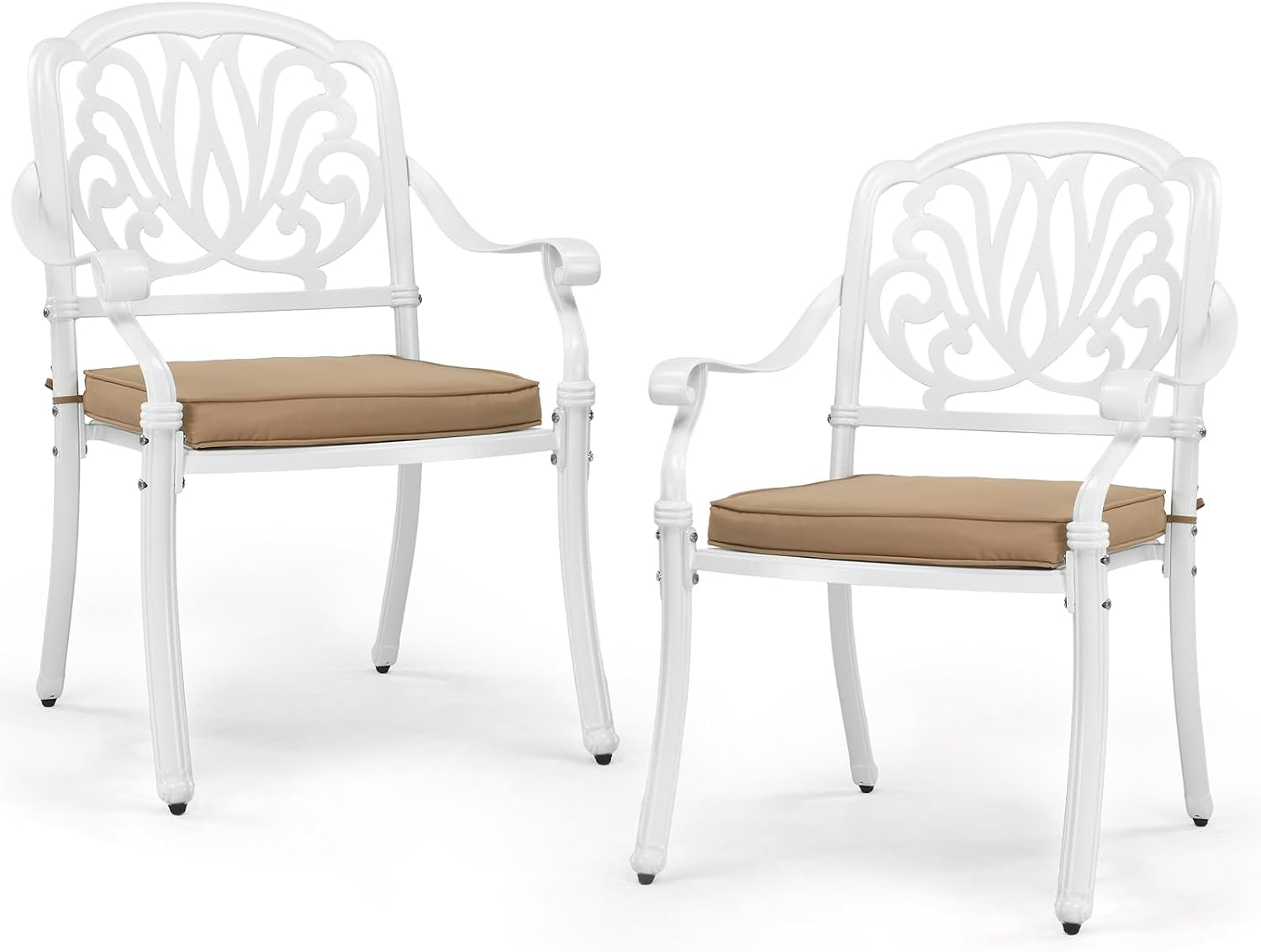 Outdoor Furniture Metal Chairs - Set di sedie da pranzo per