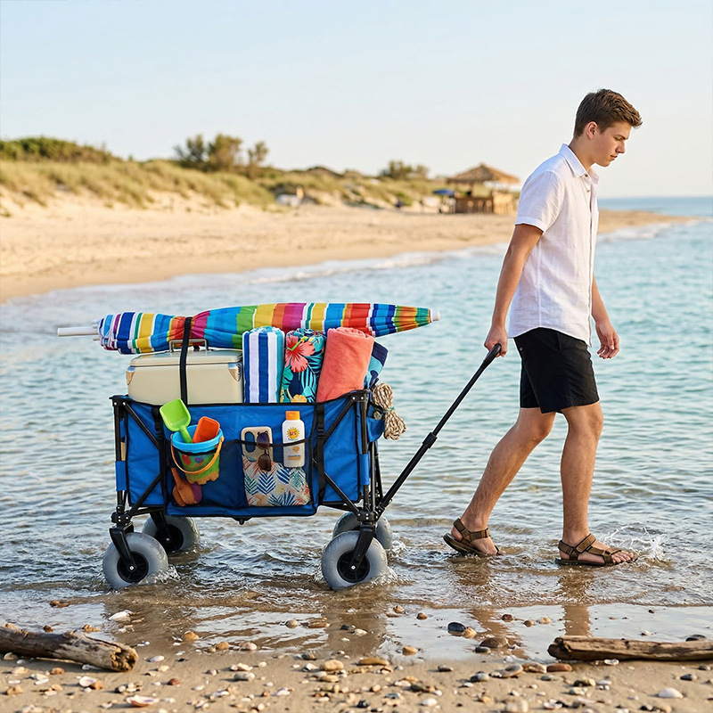 Carrello da Spiaggia Pieghevol - Outdoor Furniture Metal recensione e prezzo