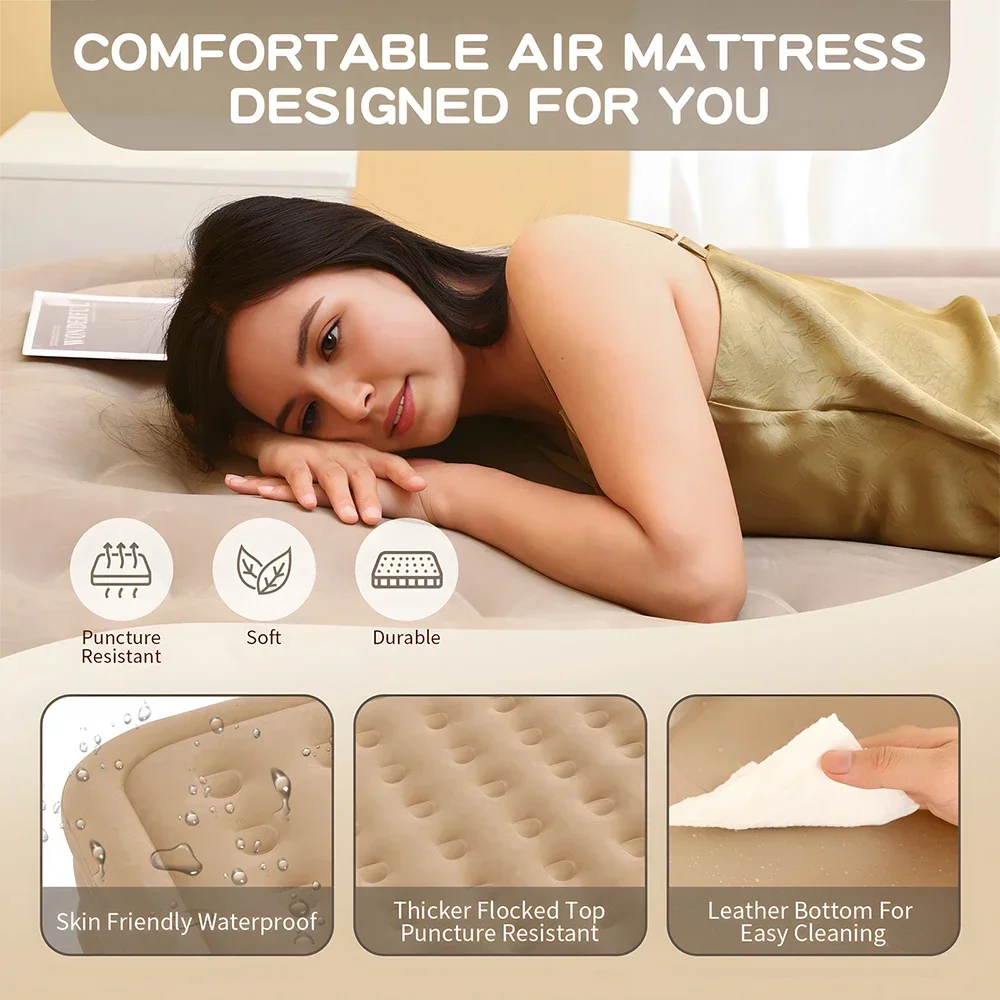 Materasso gonfiabile Queen con - Outdoor Furniture Luxury recensione e prezzo