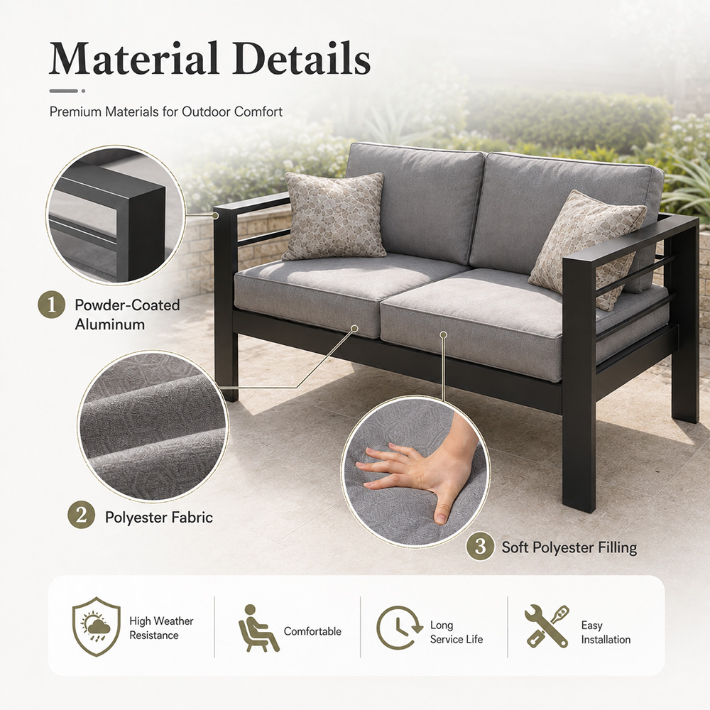 Set di Mobili da Giardino in A - Outdoor Furniture Luxury recensione e prezzo