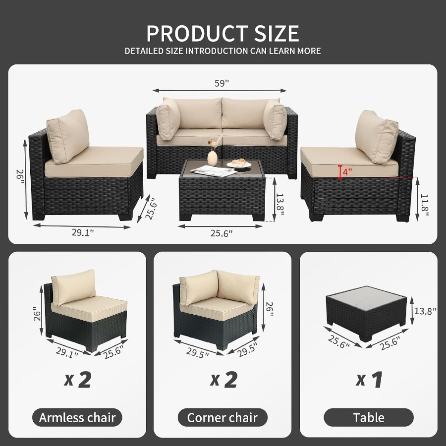 Set di mobili da esterno compo - Outdoor Furniture Metal Chairs recensione e prezzo