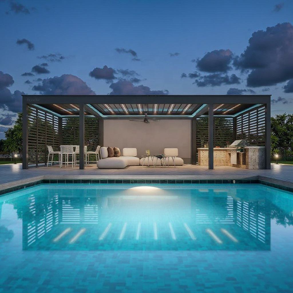 Pergola Rettangolare in Lega d - Outdoor Furniture Metal recensione e prezzo