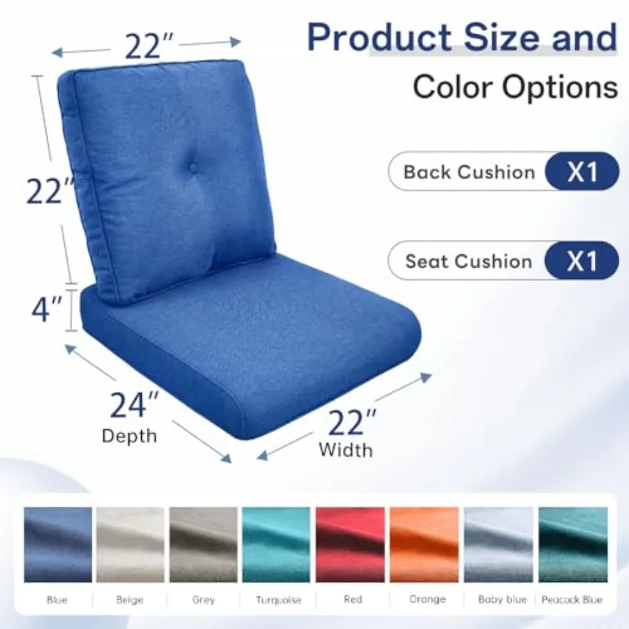 Set di 3 cuscini per mobili da - Outdoor Furniture Luxury recensione e prezzo