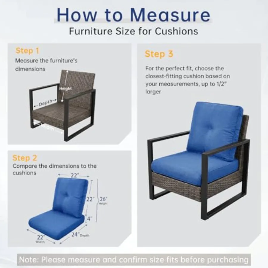 Set di 3 cuscini per mobili da - Outdoor Furniture Luxury recensione e prezzo